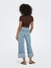 ONLY Jeans mit weitem Bein in Light Blue Denim