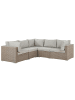 Beliani 7-tlg Lounge Set CONTARE in Grau/Beige
