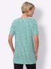 Sieh an! Longshirt in mint-smaragd-bedruckt