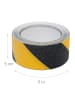 relaxdays 3x Anti-Rutsch-Klebeband in Schwarz/ Gelb - je (L)5 m