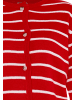 DreiMaster Damen Cardigan in ROT WEISS STREIFEN