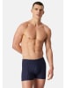 Schiesser Retro Short / Pant 95/5 Essentials in Schwarz / blau