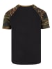 Urban Classics T-Shirts in blk/woodcamo