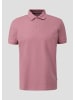 QS Polo-Shirt kurzarm in Pink