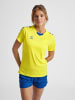 Hummel Hummel T-Shirt Hmlcore Multisport Damen Atmungsaktiv Feuchtigkeitsabsorbierenden in BLAZING YELLOW/TRUE BLUE