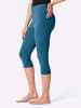 WITT WEIDEN Capri-Leggings in aquapetrol + dunkeltaupe