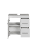 ebuy24 Waschbeckenunterschrank AmandaMandoBea Weiß 60 x 34 cm