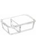 5five Simply Smart Lunchbox aus Glas mit 2 Fächern, 700 ml in Transparent, 18 x 13 x 7 cm