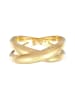 Elli Ring 925 Sterling Silber Twisted in Gold