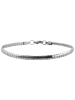 Adeliás Damen Armband aus Edelstahl 19 cm in silber