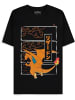 Pokémon T-Shirt "Pokémon - Charizard Men's Short Sleeved T-shirt" in Schwarz