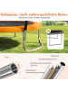 COSTWAY Ø366cm Trampolin Outdoor mit Leiter 3+ Jahre in Orange