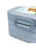 Mr. & Mrs. Panda Bento Box Kuh  Pommes Design mit Spruch in Blau Pastell