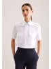 Seidensticker Pilotenbluse Slim in Weiß