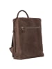 Leonhard Heyden Salisbury Rucksack Leder 37 cm Laptopfach braun