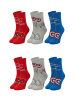 ONOMATO! 6er-Set: Socken Avengers Iron Man und Captain America in Mehrfarbig