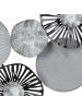 Beliani Wandobjekt TENNESSINE in Schwarz/Grau - (W) 78 x (H) 49 x (L) 3 cm