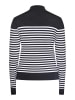 DreiMaster Women Sweater in Schwarz Weiss