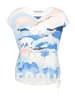BETTY & CO Casual-Shirt mit Print in Light Blue/Cream