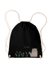 Mr. & Mrs. Panda Materialzug-Rucksack Otter Stein ohne Spruch in Schwarz
