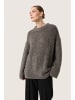 Soaked in Luxury Strickpullover SLBabbette Lockere Passform in Dark Gull Gray