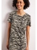 Street One Kleid in ecru schoko - 0001