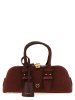 Pinko Bordeaux Rindsleder Schulter Tasche
