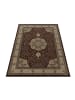 KADIMA DESIGN Teppich Kurzflor Boho Vintage Look Polypropylen Gewebt in Rot