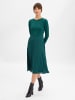 Ambiance Plisseekleid in tanne - 0002