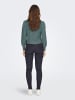 JACQUELINE de YONG Pullover Strick Rundhals Langarm regular fit in Petrol