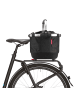 KLICKfix reisenthel Carrybag GT 21 - Gepäckträgerkorb (Racktime) (margarite) in schwarz