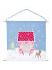 Greengate Adventskalender zum Aufhängen Laura Homes in Dusty Blue