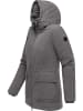 ragwear Kurzmantel Monadetta Warm YOUMODO in Stone Grey