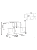 Beliani Sideboard OMBURA in Beige - (W) 120 x (H) 80 x (L) 40 cm