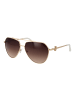 Guess Damen Sonnenbrillen Aviator Gold