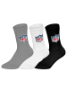 NFL Socken 3er Pack in Weiß/Grau/Schwarz