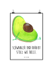 Mr. & Mrs. Panda Bild Avocado Schwangerschaft mit Spruch in Weiß