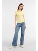 myMo Damen Jerseyshirt in Hellgelb
