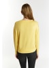 myMo Damen Strickpullover in Hellgelb
