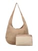 Usha Women Hobo Bag in Beige