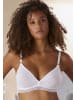 PETITE FLEUR Bralette-BH in weiß+schwarz