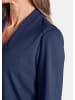 GOLDNER Shirt Elegantes Basic-Shirt mit V-Ausschnitt in marine