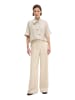 Marc O'Polo Crinkle-Schluppenbluse regular in Grey Silk