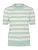 SAINT TROPEZ Strickpullover MilaSZ Gerade Passform in Ether Seedpearl Block Stripe