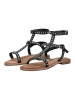 Lazamani Sandalen in Schwarz