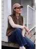 Cecil Teddy-Weste mit Softshelldetails in Mocha Brown