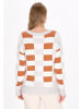 myMo Women Sweater in Grey Multicolor