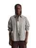 Marc O'Polo DENIM Streifen-Bluse regular in Dark Brown