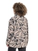 Ulla Popken Sweatjacke in dunkles kitt