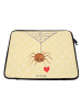 Mr. & Mrs. Panda Laptop Tasche Spinne Agathe Liebe ohne Spruch in Gelb Pastell